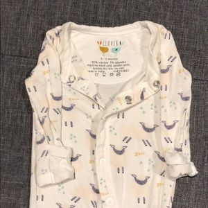 Clover footies 0-3 months